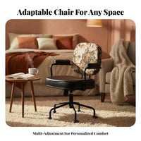 Ergonomic Computer Chair with Casters Support rotate Seat for Study Room