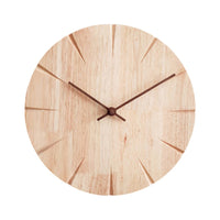Wooden Wall Clock No Round Wall Clock 30cm for Living Room