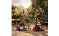 3 Tier Plant Stand European Design 3-Tier Plant Stand Maple Foliage Accent