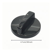 Rotary Control Knob Black Appliance Knob Hardware Universal Removable for Homeowners, Appliances, Kitchen