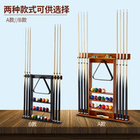 Billiard Cue Wall Mount Rack for Pool Cue Storage