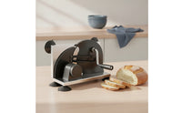 Adjustable Manual Bread Cutter Foldable Bread Cutter with Suction Feet Stainless Steel Compact for Home Bakers, Families, Kitchen