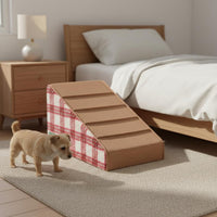 Small Dog Stairs Sturdy Elderly Dog Ramp Easy to Assemble for Bed, Sofa