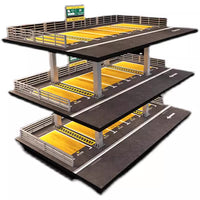 1/64 Scale Parking Garage Model Scene for Toy Car Storage and Display