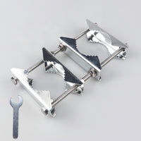 Double Rod Clamp Serrated Hardware Adjustable for Canopy Support