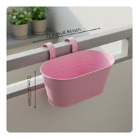 Detachable Hook Container Planter Long-Lasting Iron Hanging Container Planter