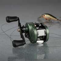Metal Reel Large Line Capacity Round Reel Long Casting