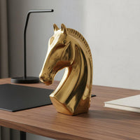 Ceramic Horse Bust Light Luxury House Decoration Modern Design for Entryway