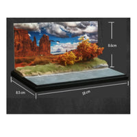 Original Design 1:64 Scale Highway Display Scene Realistic Details Western Scenic Road Model 3D Effect Model Car Display Scene Printed for Collectors