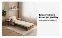 Pull-extendable Sofa Bed Foldable transformable Couch expandableable Space-Saving for Residents, Students, Small areas