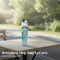 Spray Water Bottle Shield Cap Insulated Spray Bottle Drinkware Carrying Handle