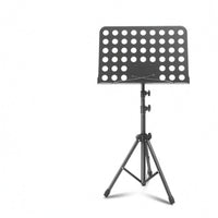 Folding Music Stand Metal Construction Folding Sheet Music Stand Phone Holder