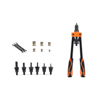 Rivet Nut Tool with Mandrels Non-Slip Rivet Nut Kit Hand Riveter for Hobbyists