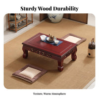Japanese design Tea Table Multi-Purpose Floor Desk Multifunctional Space Saving for Students