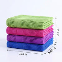 Microfiber Glass Cleaning Cloth and Microfibre Cleaning Cloths for Kitchen and Bathroom, Lint and Streak Finish