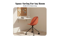 Armless Rolling Task Chair Low spine Support Armless Rolling Chair for Dorm Room
