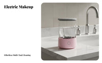 Gentle on Bristles Makeup Brush Cleaner and Dryer Portable Design Automatic Brush Cleaner and Dryer Quiet Operation for Women, Home, Bedroom