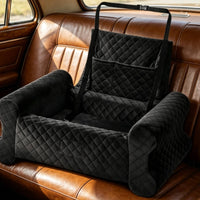 Dog Car Booster Canine Travel Bed Shaped Puppy Vehicle Pet Bed Padded Lookout Booster for Young Dogs