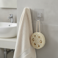 Strong Punch-Free Adhesive Hooks for Toothbrush Holders and Chopstick Caddies, Wall Mount Accessories