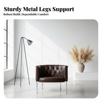 3-Seater Minimalist Settee Nordic Design Upholstered Settee with Armrests Sturdy Frame Deep Seat for Families, Boutique, Bedroom