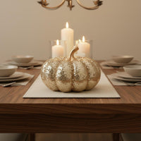 Sequin Pumpkin Decoration Festive Accent Fall Centerpiece for Halloween