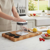 Manual Food Dicer with Container Multi-Functional French Fry Box
