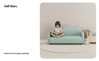 Plush Character Seat Cute Cartoon Design Upholstered Mini Sofa Long-Lasting Construction Easy to Clean for Preschoolers