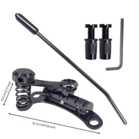 Tremolo-Style Guitar Bridge Sustain Improvement Adjustable Roller Bridge String Breakage Reduction Tailpiece Bar Tailpiece