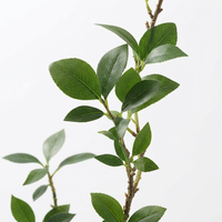 New Chinese Artificial Plant with Decorative Screen, Elegant Faux Plant Display for Living Room, Study, Tea Room