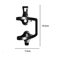Anti-Vibration Bike Water Bottle Holder Secure Grip Aluminum Alloy Bottle Holder Lightweight Easy Installation for Mountain Biking, Outdoor