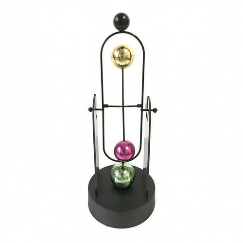 Moving Desk Ornament Arched Design USB Desk Ornament Glossy Spheres