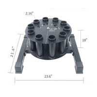 Barbell Rack Space-Saving Design Rotating Barbell Rack Rust-Resistant Finish