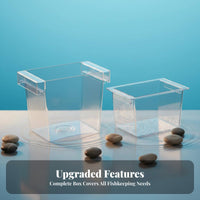 Aquatic Breeder Box Good Water Circulation Aquatic Breeding Box Guppy Breeding Enclosure Anti-Tip Design Easy to Clean