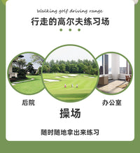 高尔夫挥杆教练棒超轻软杆身加重硅胶球头防滑橡胶握把热身练习器