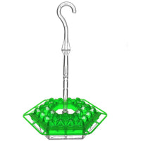 Hummingbird Feeder with Hook Hexagonal Hummingbird Feeder Decorative for Patio