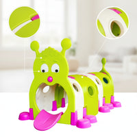 Indoor Outdoor Caterpillar Play Tunnel Long-Lasting Caterpillar Tunnel Long Lasting Toy Sun-Resistant for Toddlers, Playground