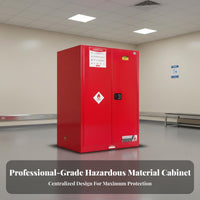 Hazard-Resistant-Resistant Cabinet Double Lock Design Hazard-Resistant Resistant Cabinet Fire Resistant for Research Facility Personnel, Workshops