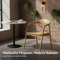Upholstered Side Chair Modern Design Seating Furniture Minimalist Aesthetic Curved Backrest for Interior Designers