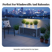 Narrow Windowsill plant storage-areasaving Countertop Rack Lightweight