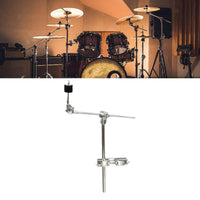 Cymbal Mounting Clamp Adjustable Cymbal Holder Clamp Sturdy Metal Drum Kit Extension Mount for Percussion Drummers