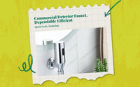 Touchless Automatic Detector Faucet, Wall-Mounted Infrared movement detector, Water-Saving Bathroom Sink Tap