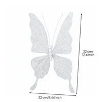 Lace Butterfly Ornament Wedding Transparent Butterfly Prop Decorative for Hotel