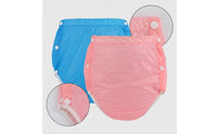 Waterproof Briefs with Side Snaps Leakproof Underwear with Side Snaps Washable Briefs with Snap Buttons Reusable for Adults, Patients, Elderly, Post-Surgery Recovery