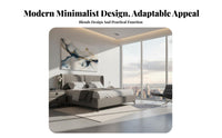 Two-Drawer End Table Minimalist and aesthetic Nightstand Space-Saving for residents