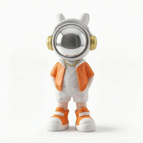Astronaut Decor with Helmet Desktop Statues Modern for Collectors