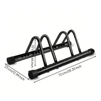 Cylindrical Bike Stand with Adjustable Slider Indoor Bike Stand with Rubber Feet Freestanding Stable for Cyclists, Riders, Garage, Apartment