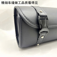 摩托车电动车哈雷太子车复古改装车头挂包皮革尾包工具包厂家直销