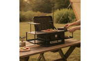 Matte Black Aluminum Storage Box Long-Lasting Camping Storage Box Heavy-Duty Case Hard-Shell for Campers, Overlanders, Outdoor Enthusiasts, Overlanding
