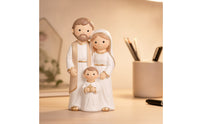 Holy Family Figurine Tabletop Nativity Figurine Resin Nativity Statue for Families, Collectors, Christmas Displays, Mantel, Shelves