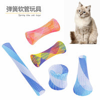 跨境新品宠物猫通道 S形猫隧宠物道跑道猫钻通滚地龙猫通道猫玩具